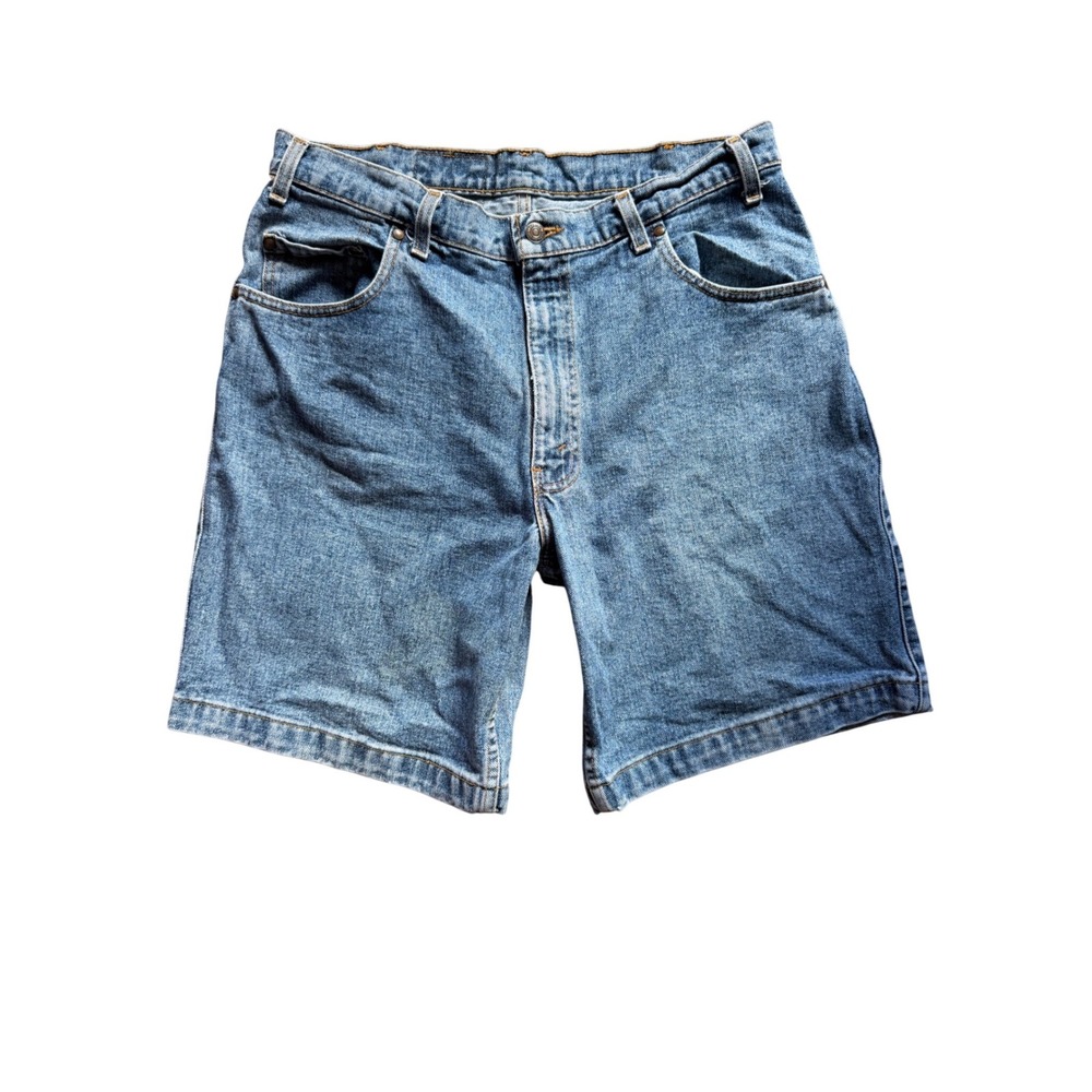 Levi's 545 Denim Shorts Mens 36 Blue‎ Loose Fit Orange Tab Vintage 90s USA Made